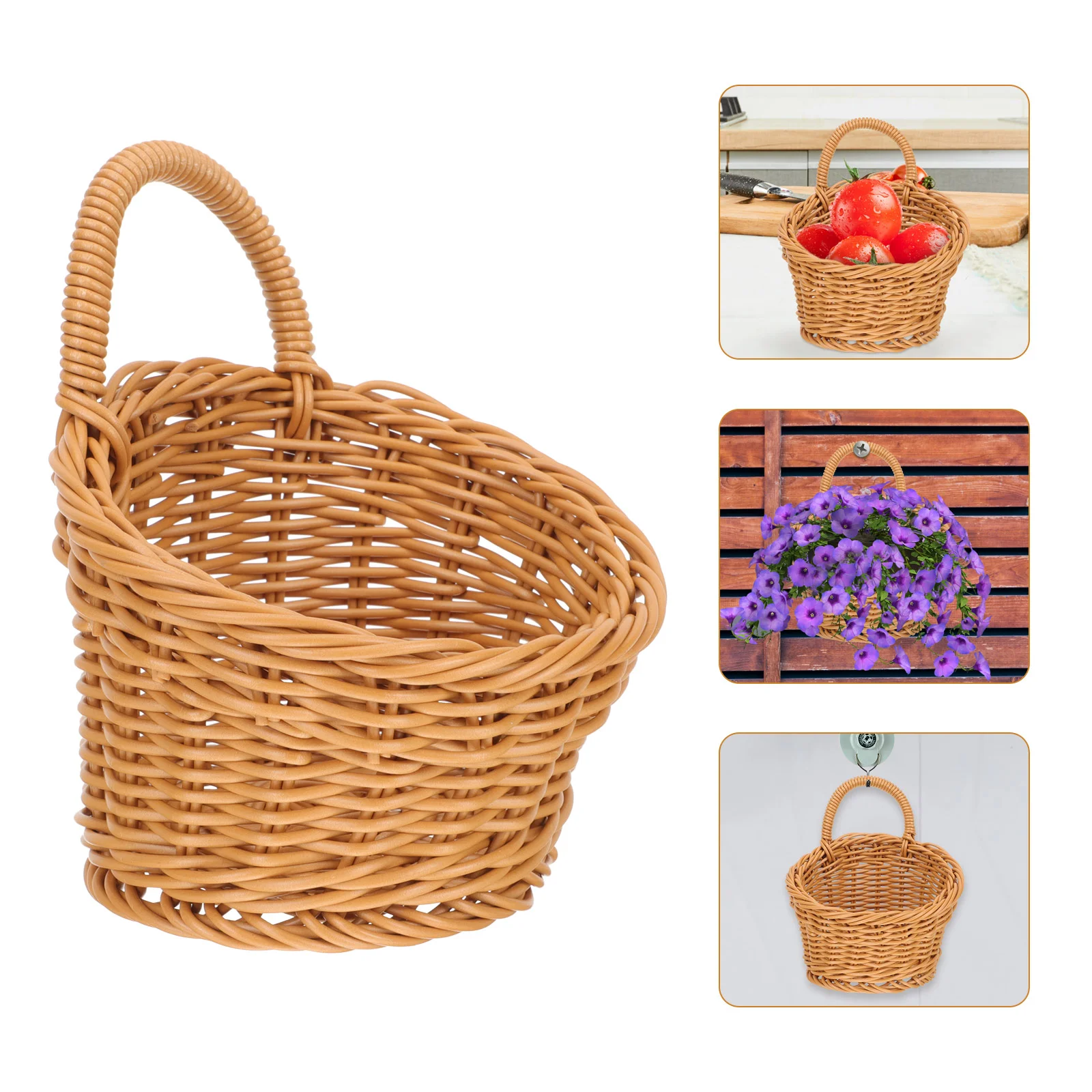

Woven Baskets Garlic Basket Japanese Decor Kitchen Storage Holder Woven Wall Baskets Small Woven Basket Key Storage Basket