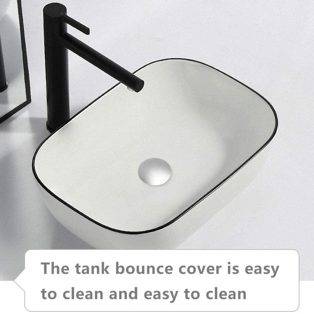 

10pcs Bathroom Sink Plug Waste Stopper Pop-Up Sink Plug Hair Catcher Basin Sink Tap Drain Washbasin Accessory 66mm