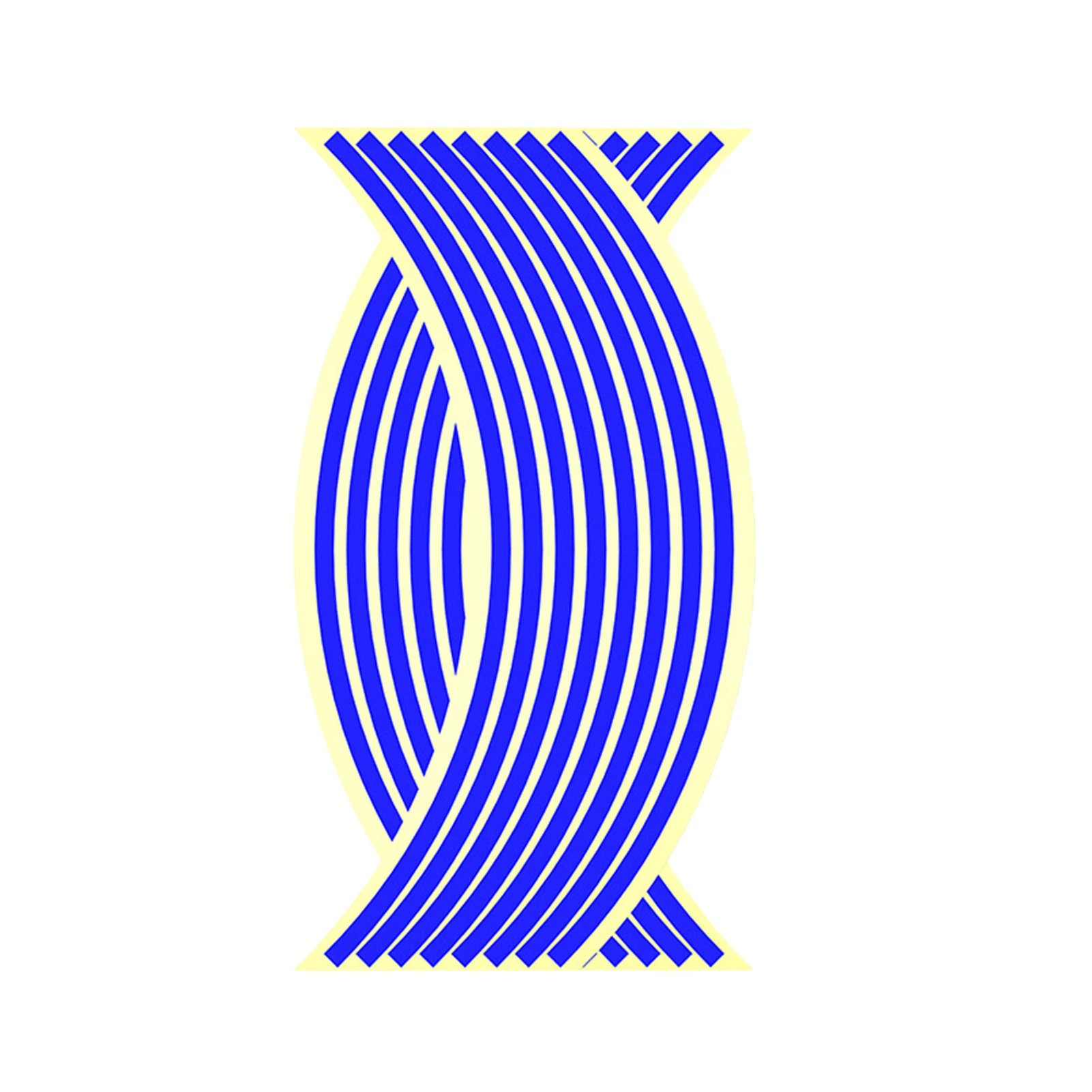 

18inch Bike Motobike Motorcycle Wheel Sticker Strips Reflective Decals Accessories Rim Tape PVC Universal Easy Install Fashion