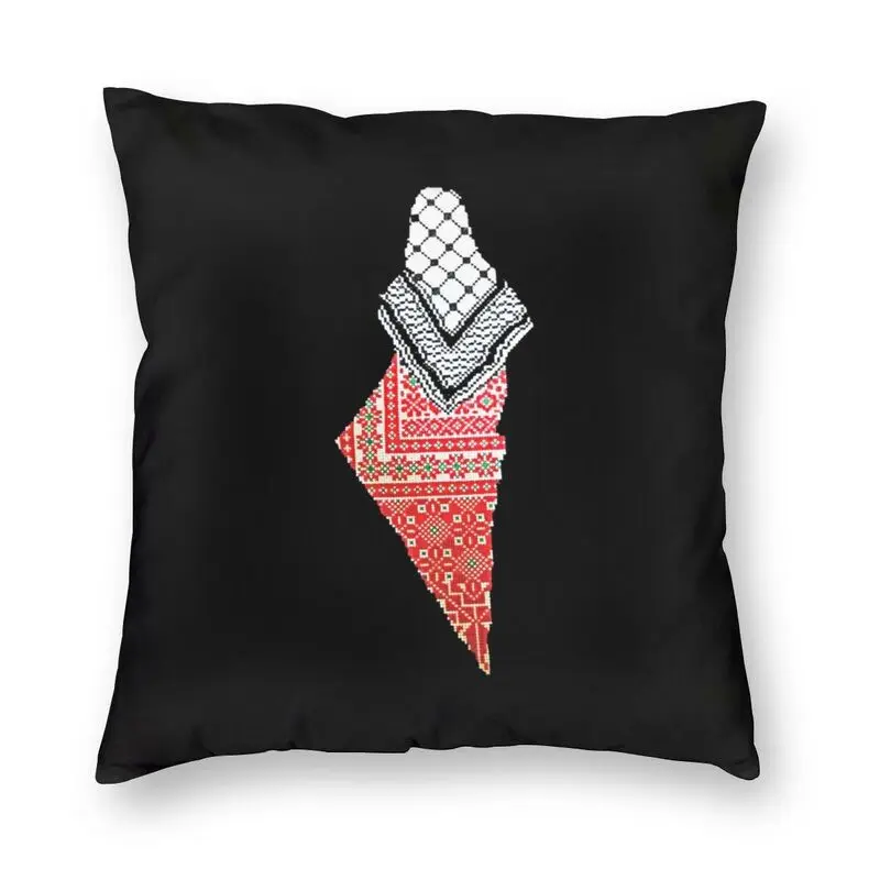 

Palestinian Map Throw Pillow Cover Home Decorative Palestine Keffiyeh Cushion Cover 45x45 Pillowcover for Living Room