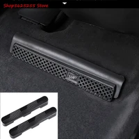 car floor air outlet protective cover for audi a3 a4 q3 qa5 q7 2009 2015 2017 2019 2020 conditioning vent grille car decoration
