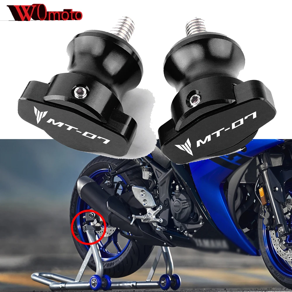

For YAMAHA MT 07 MT07 MT-07 FZ07 FZ TRACER GT Tracer7 2016-2022 Motorcycle Accessoires Swingarm Slider Spools Stand Screws Cover