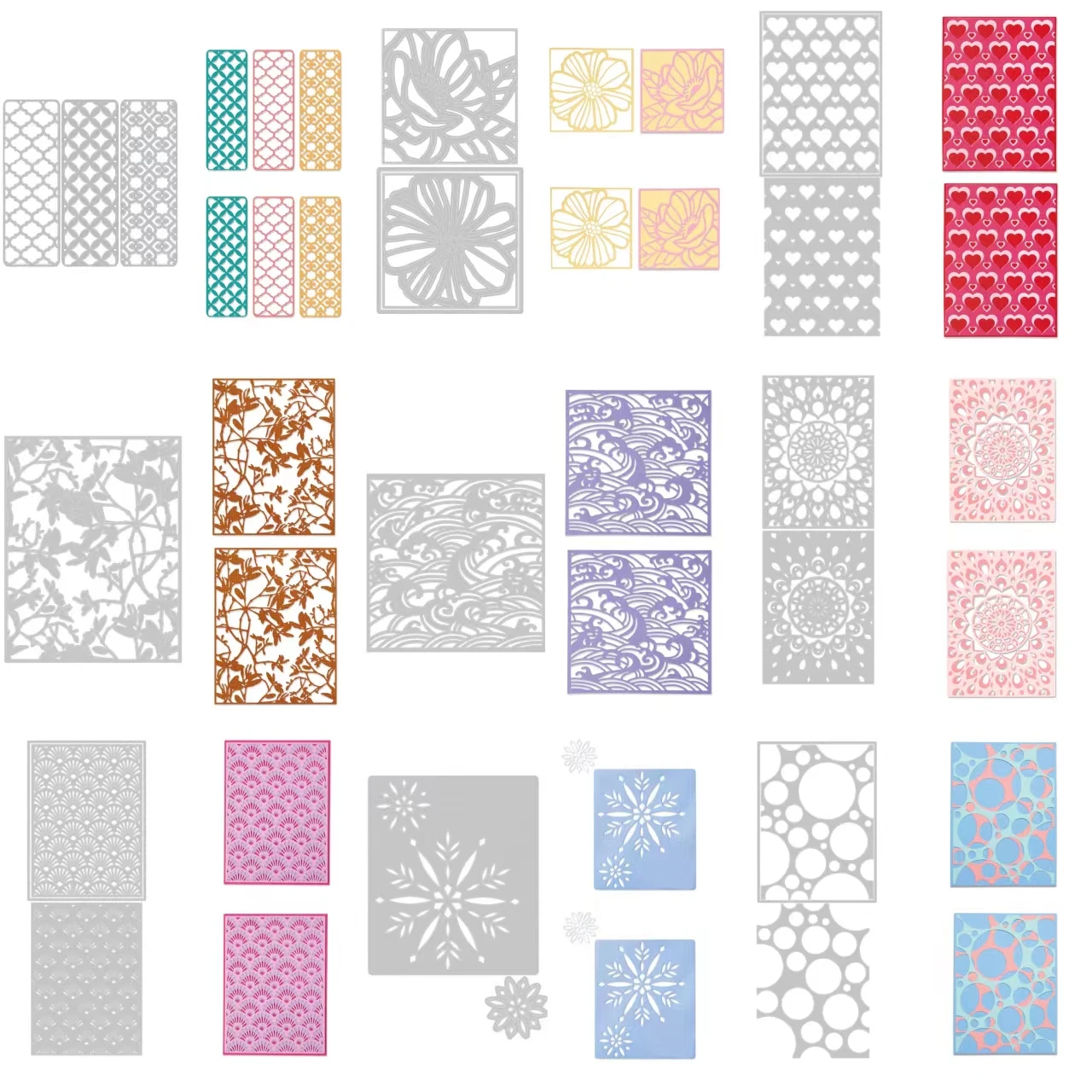 

New Metal Cutting Dies Scrapbook Embossed Make Paper Card Album Diy Craft Template Decoration Cut Die 2022 Arrival