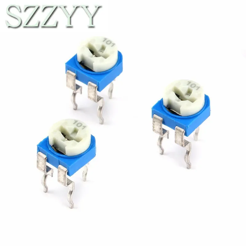 20 шт. RM065 RM-065 100 200 500 1K 2K 5K 10K 20K 50K 100K 200K 500K 1M Ом Trimpot Триммер Потенциометр переменный