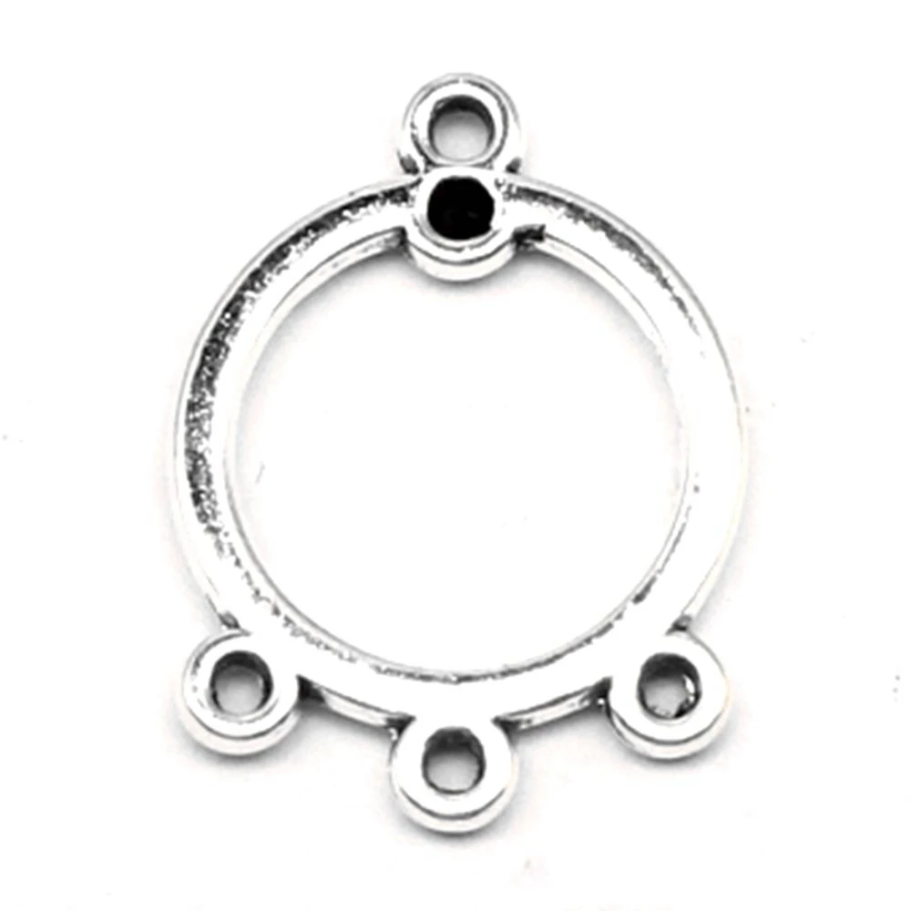 

Circle Charm For Making Jewelry Diy Finding 120pcs 14x19mm