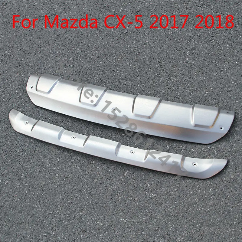 

Автомобильные аксессуары, противоскользящая защитная пластина из нержавеющей стали для переднего и заднего бампера автомобиля 2017-2022 Mazda Cx-5, Стайлинг автомобиля