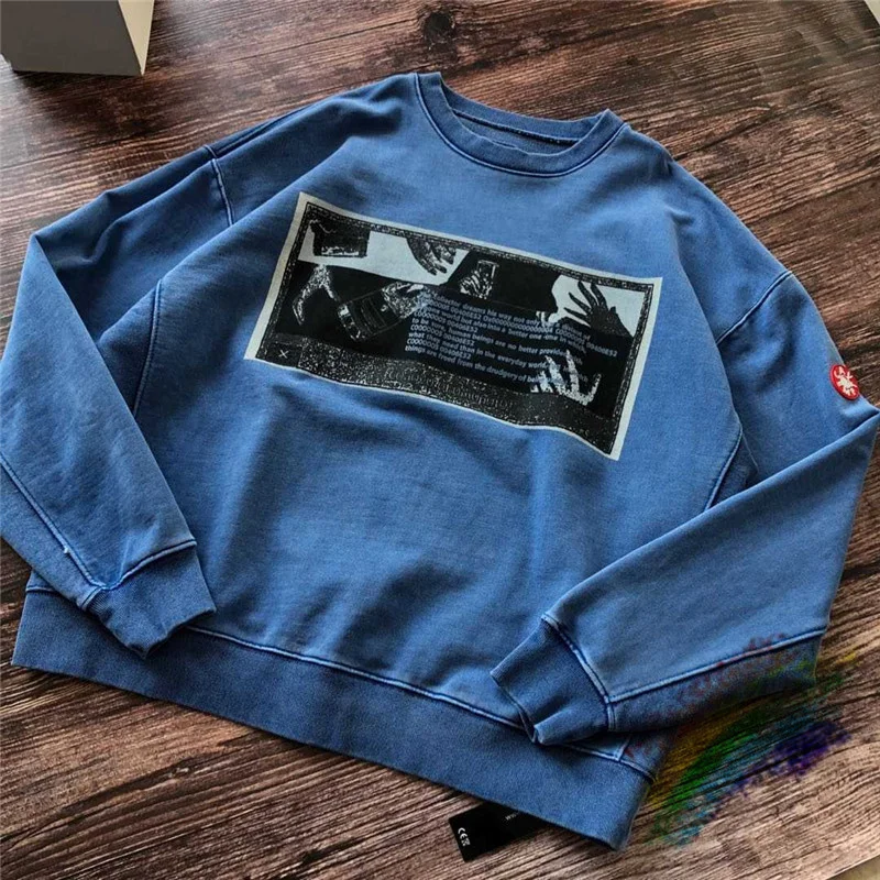 

450g Thick Cotton CAVEMPT C.E19AW Sweatshirts Crewneck Men Woman Best Quality CAVEMPT Long sleeve Cav Empt Hoodie Hooded