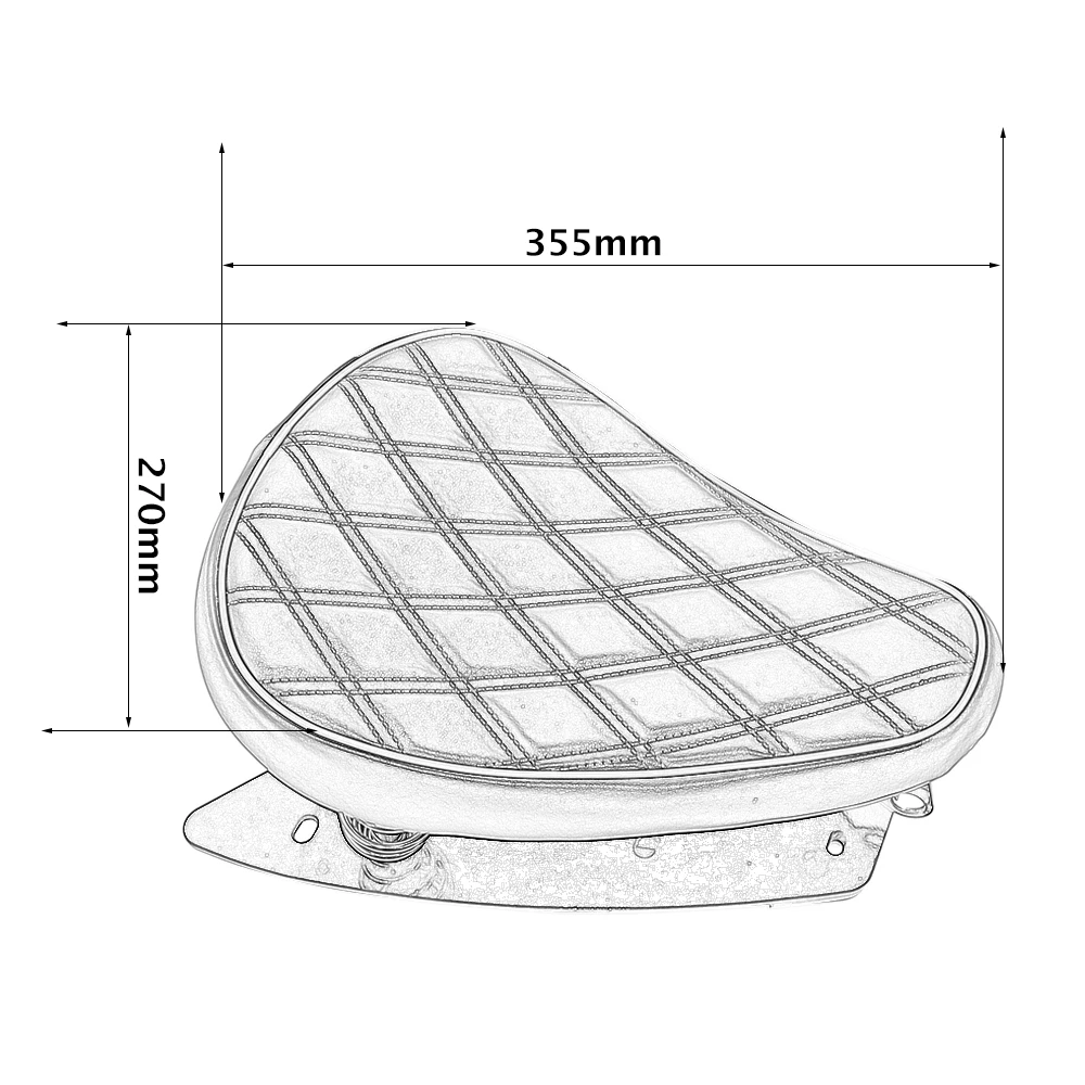 Фото Комплект сидений Street Swing Styling Rock Bob Style Driver Seat Rider Solo Spring Saddle для BMW R18/R18 100 Years R18 Classic 2020-2025 №3