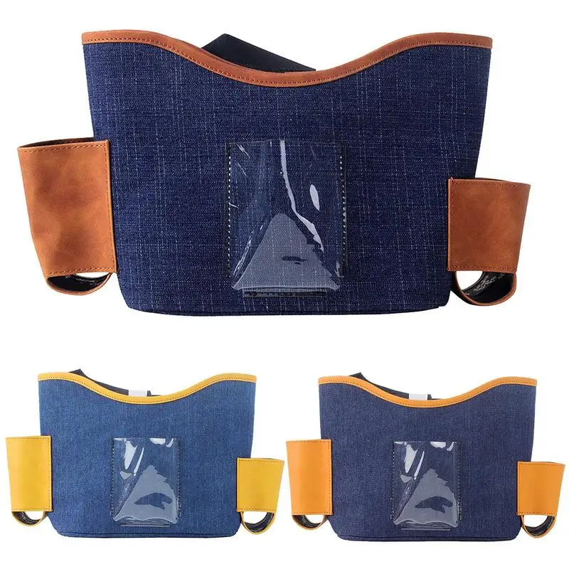 

Сумка-Органайзер на подголовник автомобиля, из денима