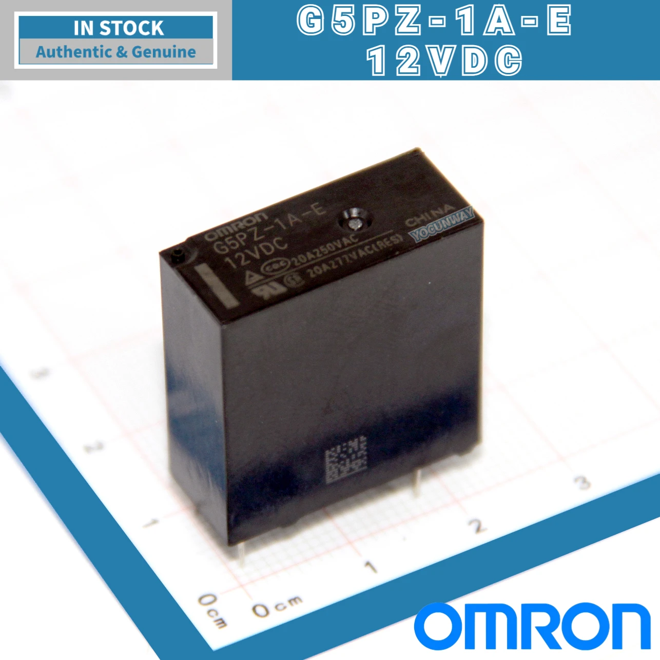 

New Authentic Original Japan OMRON PCB Power Relay G5PZ-1A-E 12VDC 4PIN 20A
