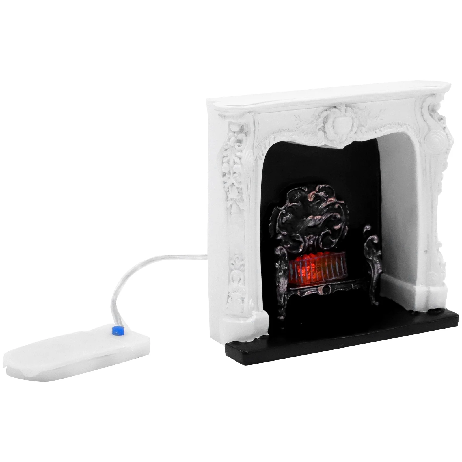 

Dollhouse Toys Miniature Fireplace Model Decoration Furniture Accessories Tiny