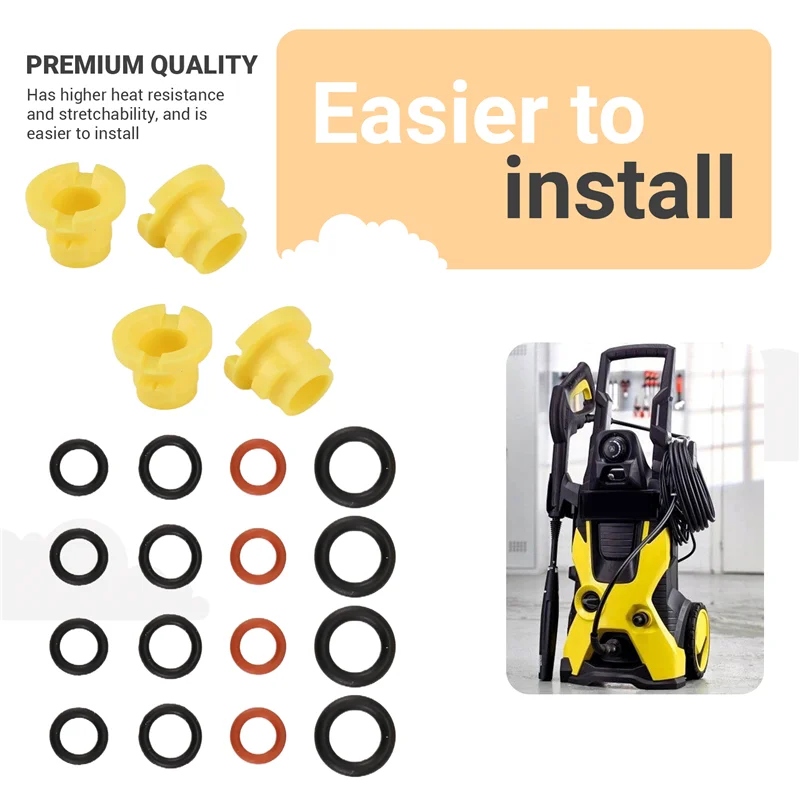 Фото Уплотнительное кольцо для насадки шланга Karcher Lance, запасное уплотнительное кольцо 2,640-729,0, резиновое уплотнительное кольцо, мойка высокого давления для K2 K3 K4 K5 K6 K7-ABHG №1