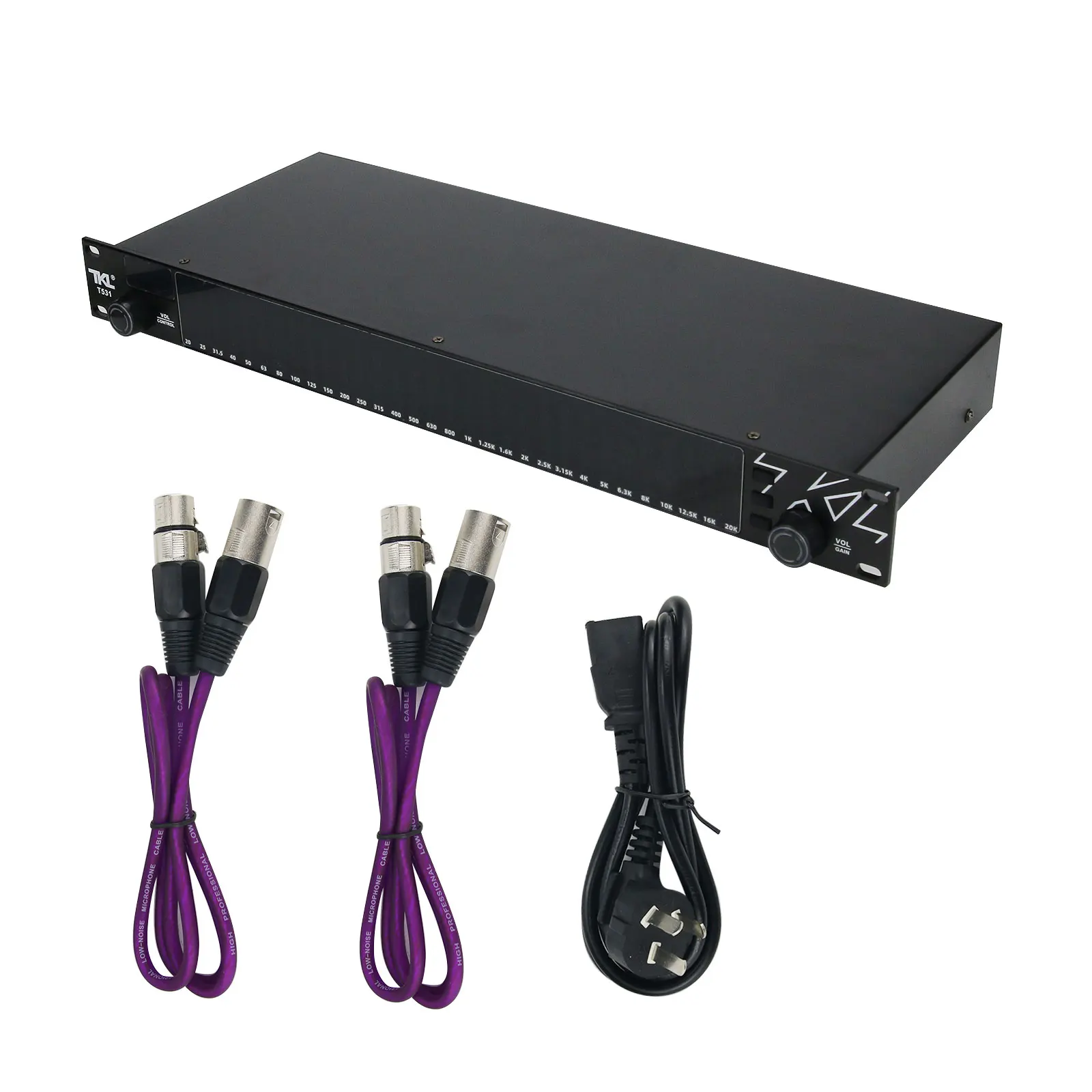 Цифровой эквалайзер TKL T531 для шумоподавления эквалайзера с дисплеем спектра 31