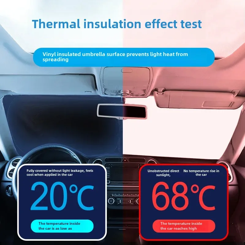 Теплоизоляционная Накладка для лобового стекла автомобиля солнцезащитный