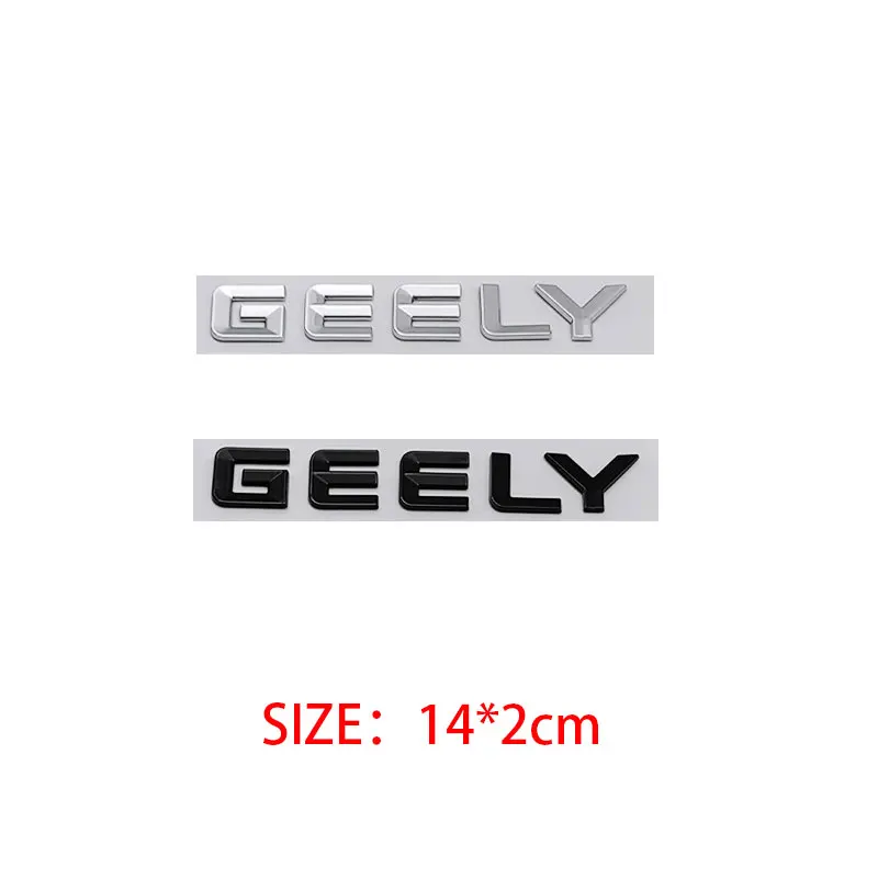 Фото Новые наклейки-эмблемы EMGRAND GEELY для автомобилей Geely Atlas, Emgrand GT, Monjaro, Coolray, для модификации кузова, заднего багажника, логотипа. №3