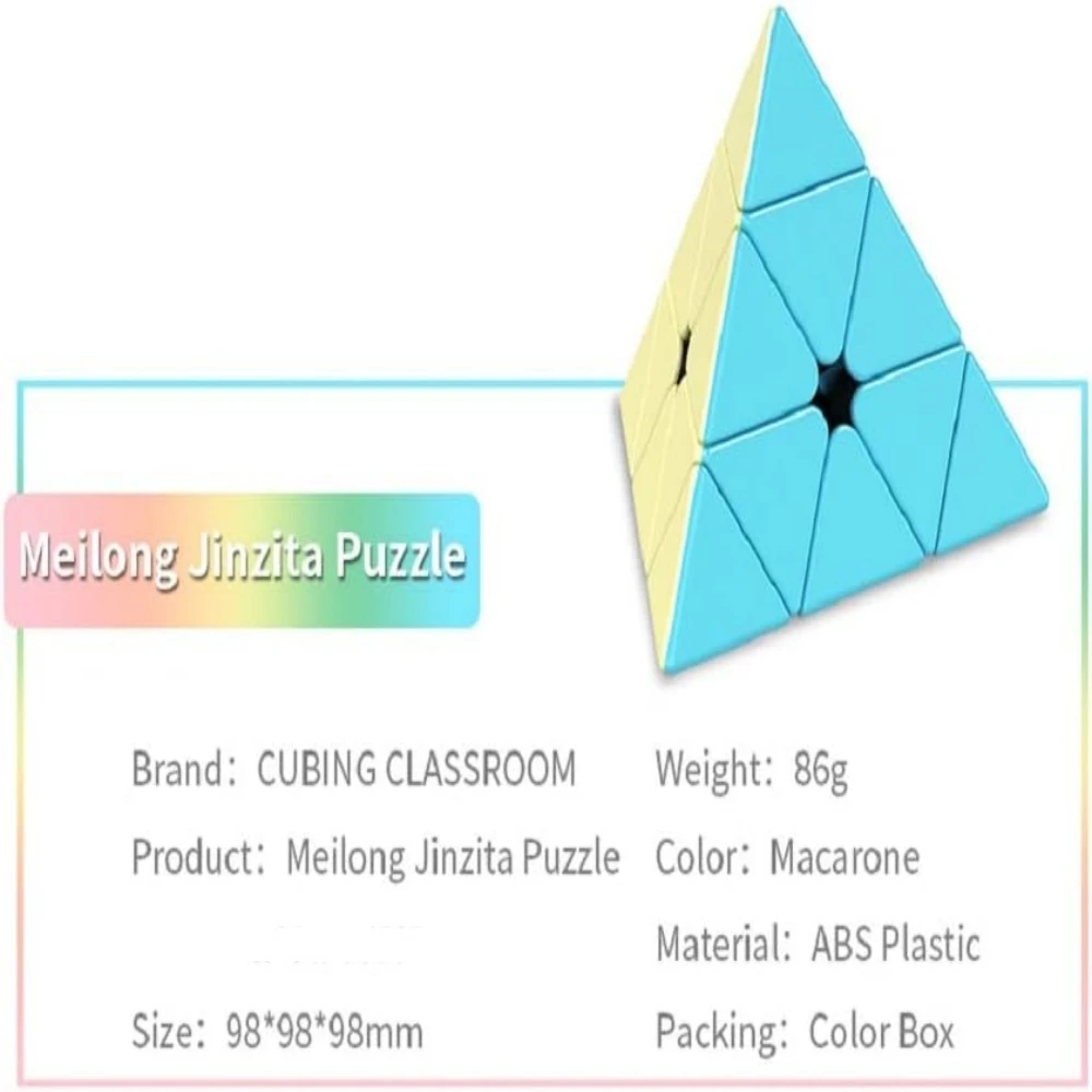 MoYu Marcaron куб Meilong Jinzita треугольник магический без наклеек скорость Гладкий Прочный