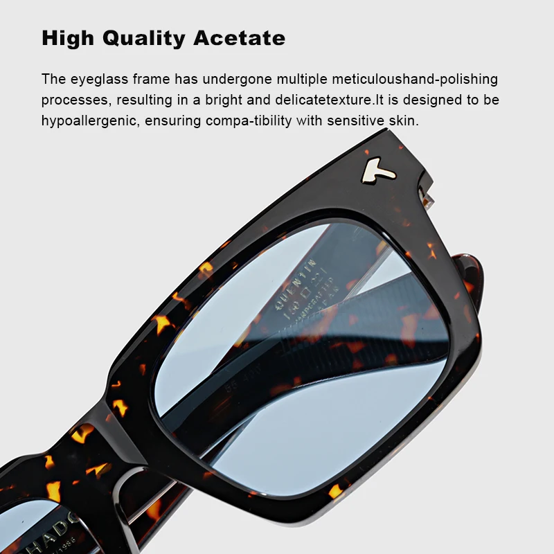 2024 НОВАЯ ацетатная прямоугольная оправа для очков мужчин и женщин