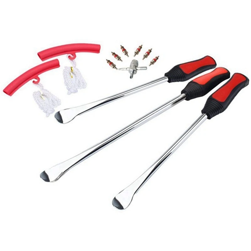 

Motorcycle Bike Tire Replacement Rod Car Spoon Tire Kit Tire Replacement Rod Tool Rim Protector Professional Tire Repair