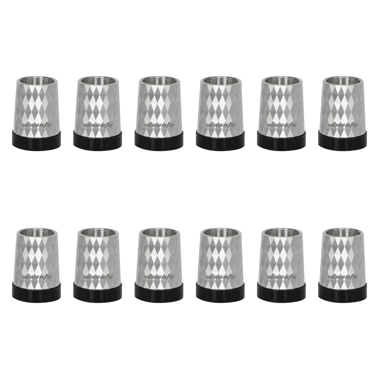 12Pcs Golf Ferrules End Caps Lightweight for Iron Wedge Club Parts Covers Taper Tip Adapter Men Women Golfer Outdoor