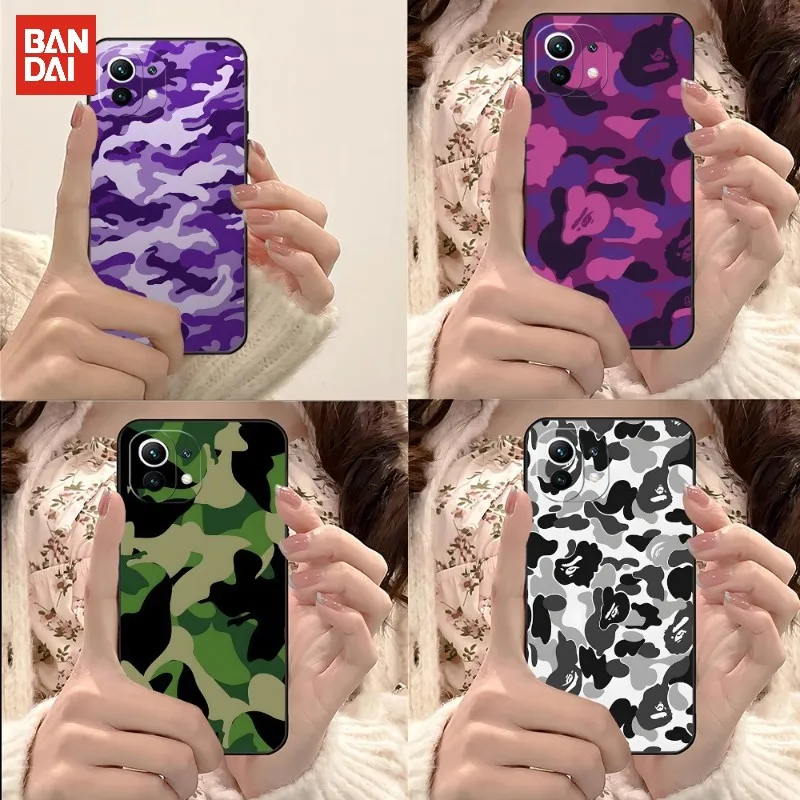 

BAPE Phone Case For Redmi 7 7a 8 8a 9 9a 9c 9t 10 10x 4g 5g 6 Go K20 K30 S Extreme K40 Pro Plus K50gaming Funda Elefone