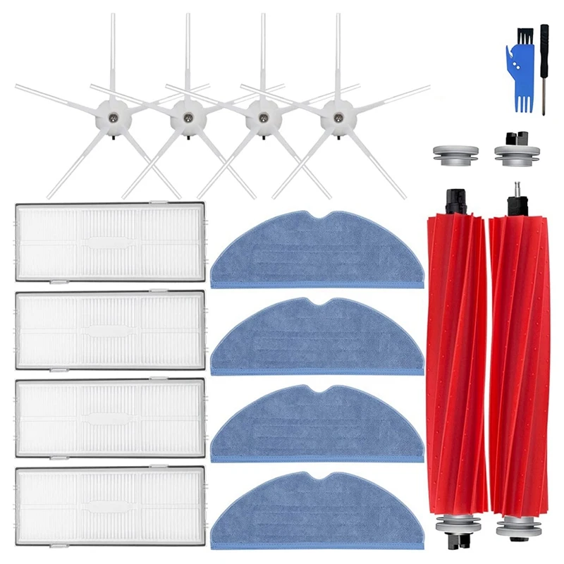

Main Brush Side Brushes HEPA Filters Replacement Accessories For Roborock S7 T7 T7S Robot Vacuum Cleaner