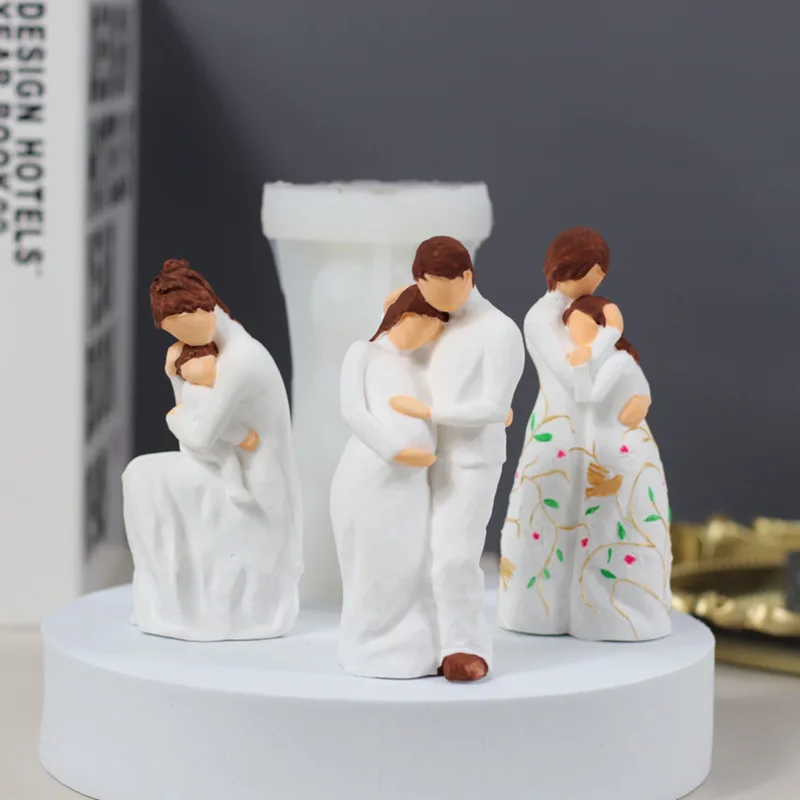 

3D Западный образец, стандартная форма, гипсовая силикагелевая форма, сделай сам, изделия для изготовления свечей, формы для смолы, набор руч...