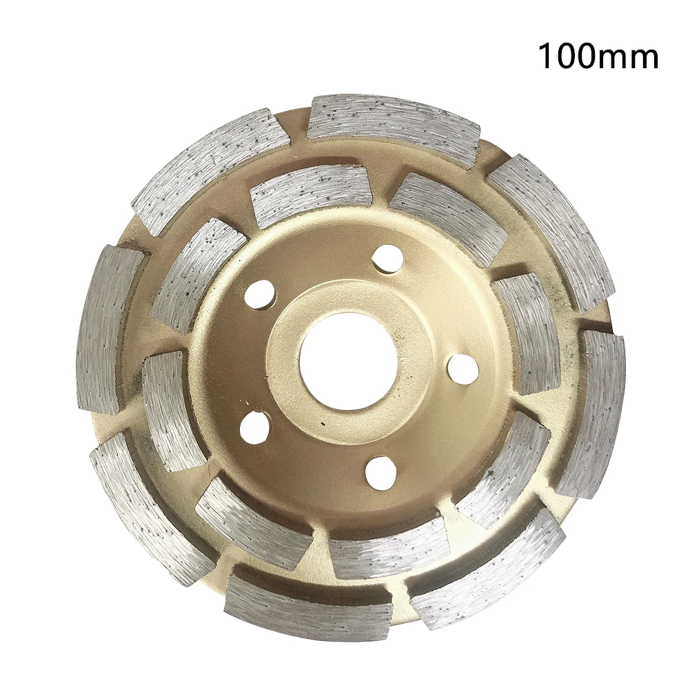 

Granite Stone Grinding Wheel Tools Double Row Disc Shape Wall Ground Diamond Cup Concrete Masonry Rotary Milling Metalworking
