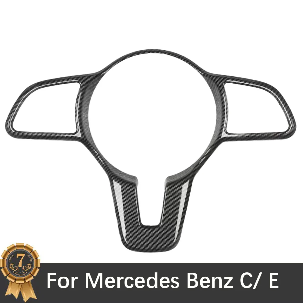 Для Mercedes Benz 19-21 C/19-20 E/20-21GLC/2021GLE каркас ключа рулевого колеса из углеродного