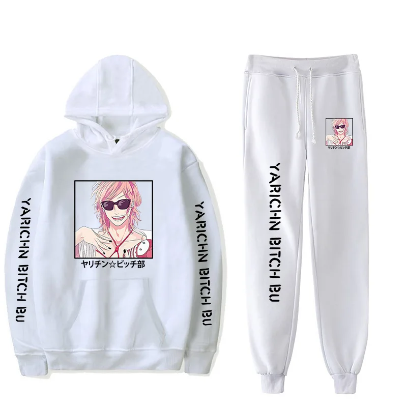 Yarichin B Детский Комплект С Капюшоном В Стиле Аниме 2D