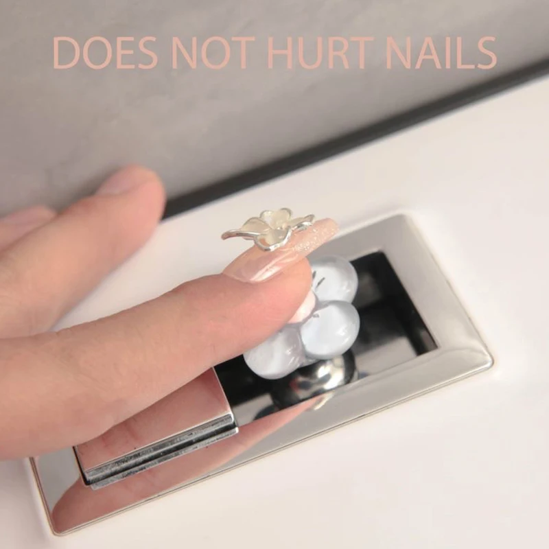 Самоклеящаяся Кнопка Для Унитаза Цветочной Формы Противоскользящий Чехол На