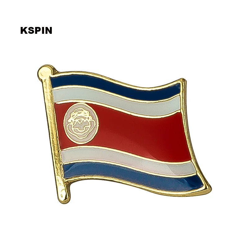 

Costa Rica Flag Badge Flag Laple Pin Badges Flag Brooch