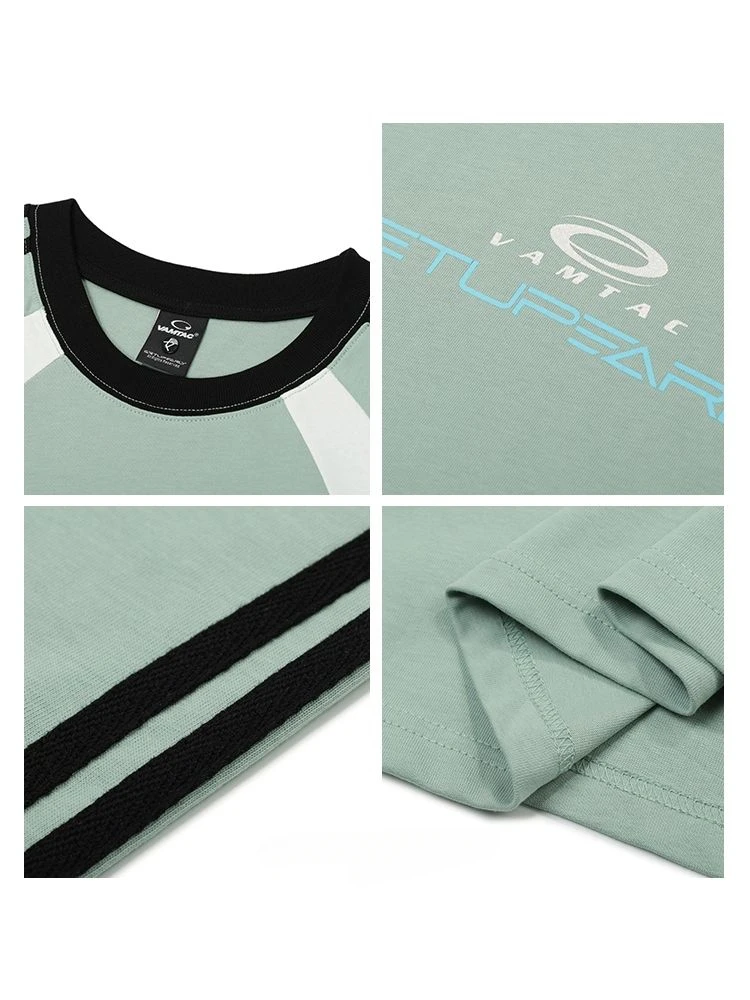 Мужские и женские футболки с короткими рукавами в американском стиле ретро