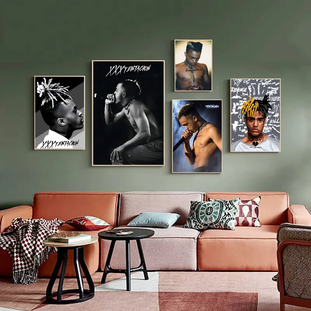 X-XXXTENTACION горячий рэпер аниме постеры липкий Decoracion живопись настенное искусство