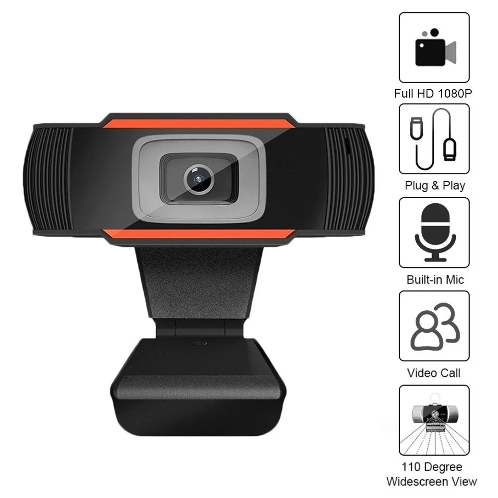 

Широкоугольная веб-камера USB 1080 Full HD P USB2.0, без привода, с микрофоном, веб-камера для ноутбука онлайн