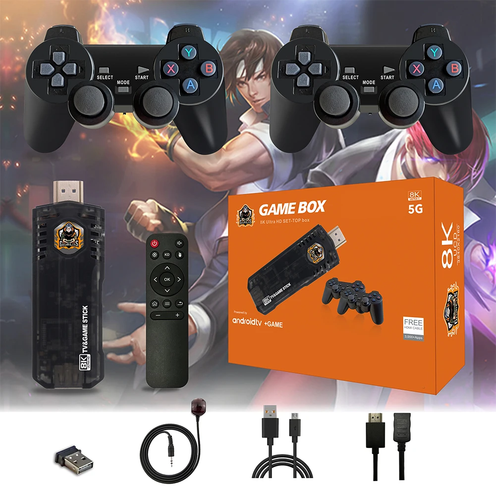 

Беспроводной контроллер геймпада X8, HDMI-совместимая игровая консоль с HD выходом, Micro USB, 5 В/1,5 А, для Android