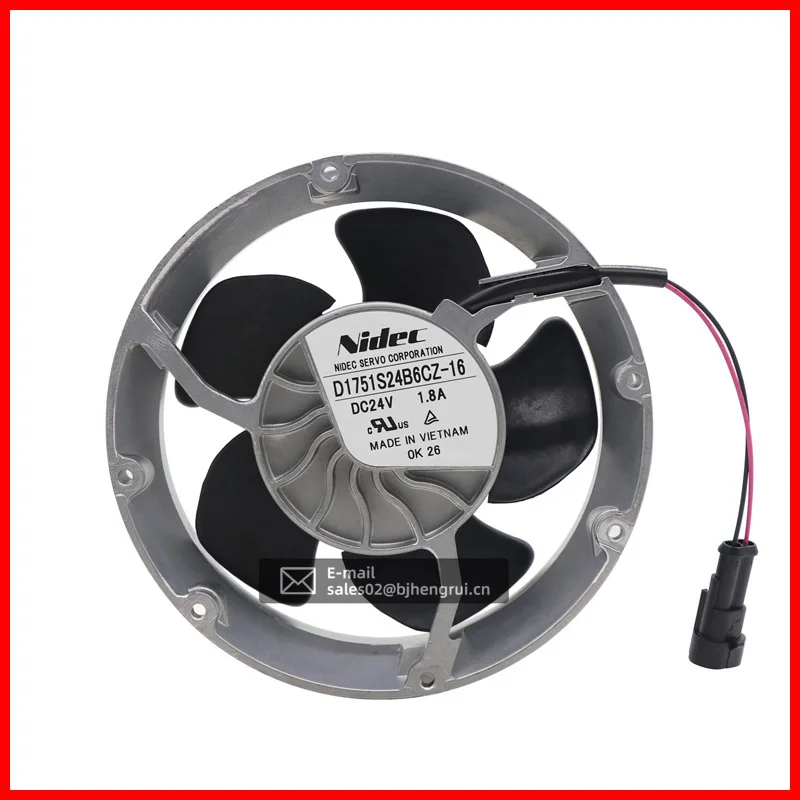 D1751S24B6CZ-16 новый оригинальный японский сервопривод 17251 DC24V 1.8A 2 провода 17 см ABB осевой охлаждающий вентилятор