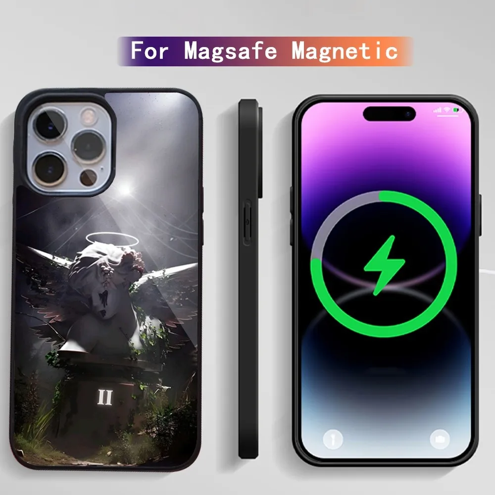 Чехол для телефона Junior H Singer $ad Boyz 4 Life II iPhone 15 14 13 12 11 Plus Pro Max Magsafe с магнитной