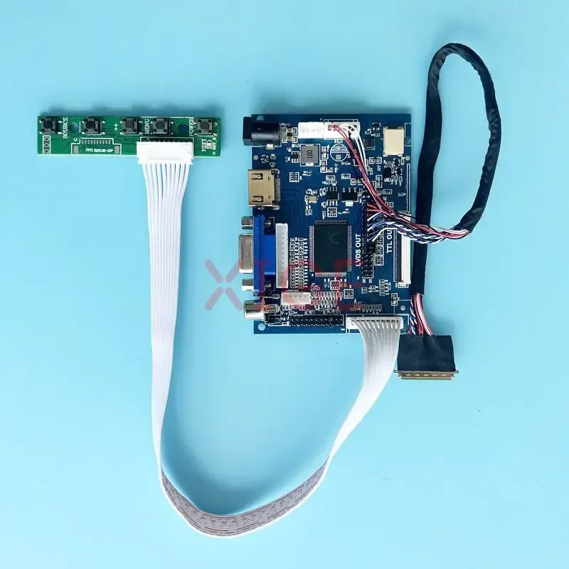 DIY комплект контроллера материнская плата для Φ LVDS 40Pin HDMI-совместимая 15 6 &quotAV VGA