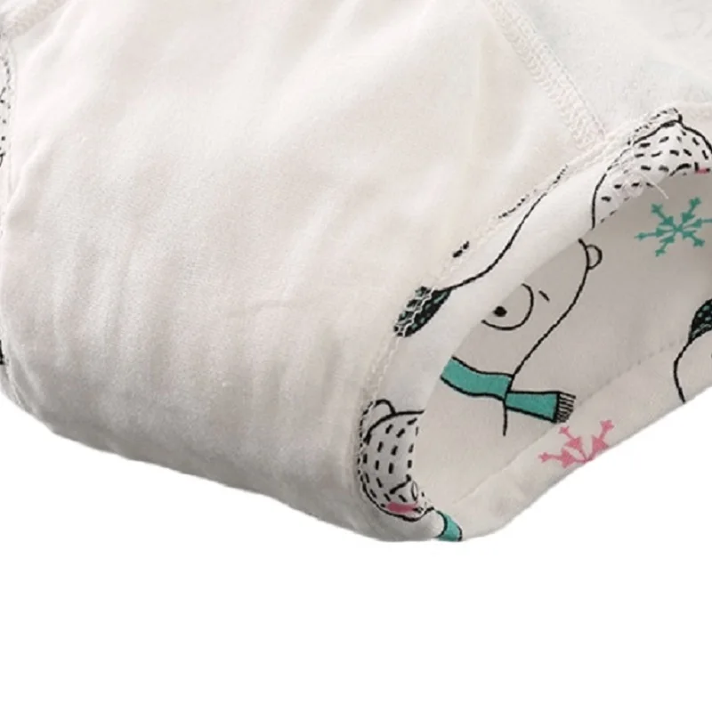 3 шт./партия детские трусики-подгузники с регулируемой талией