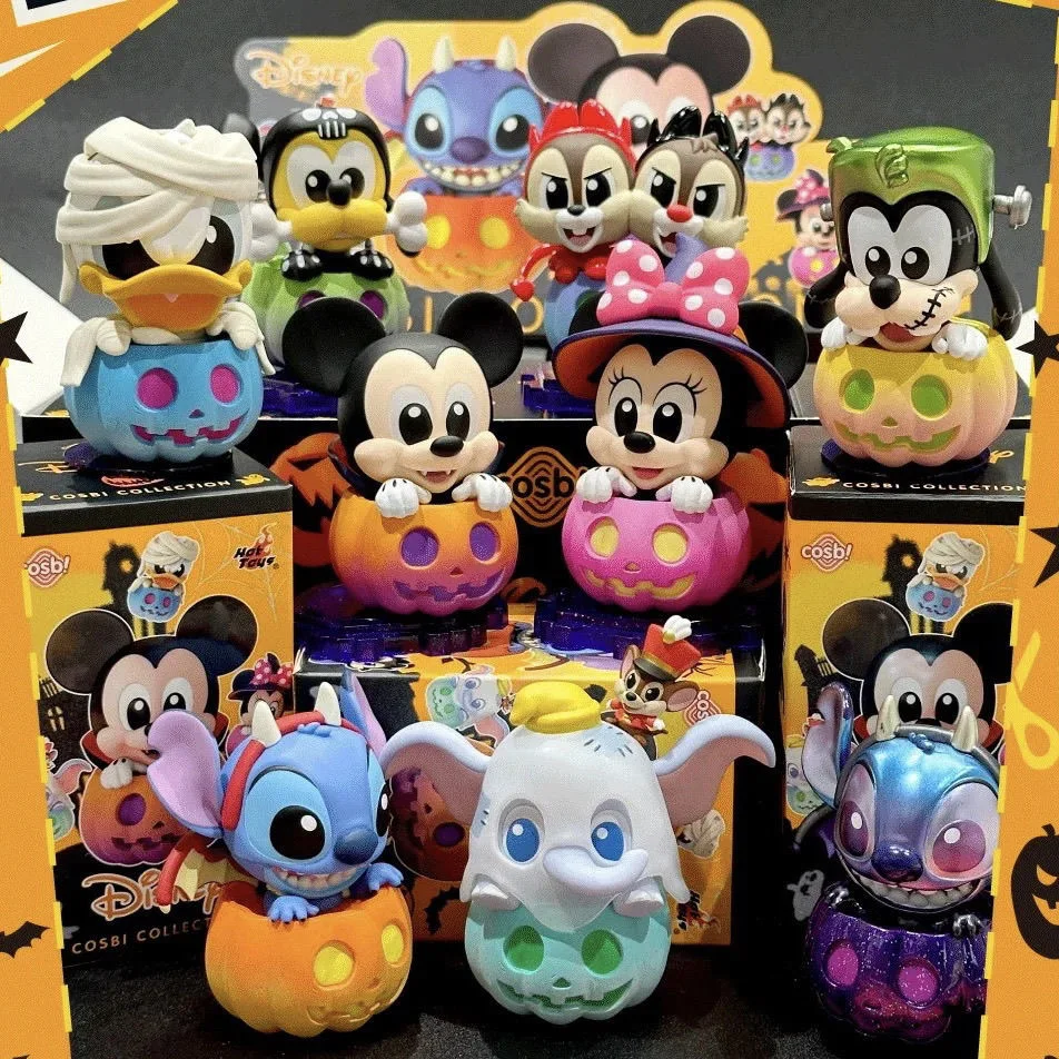 Горячие игрушки Disney Stitch Микки Маус и друзья слепая коробка Хэллоуин загадочная