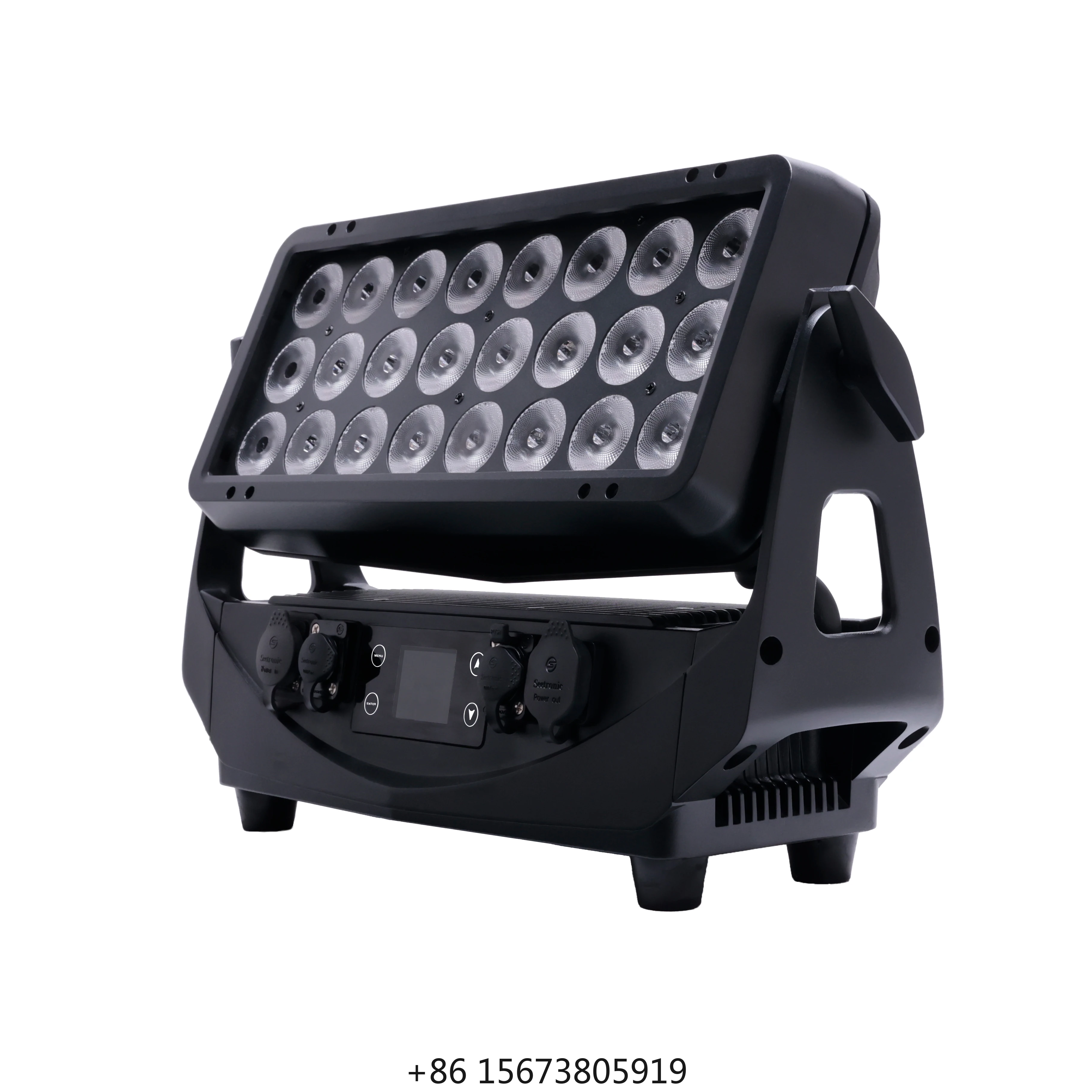 Фото Мощный светодиодный прожектор City Color Wash 24x20 Вт RGBW 4-в-1 IP65 водонепроницаемый для наружного освещения зданий №1