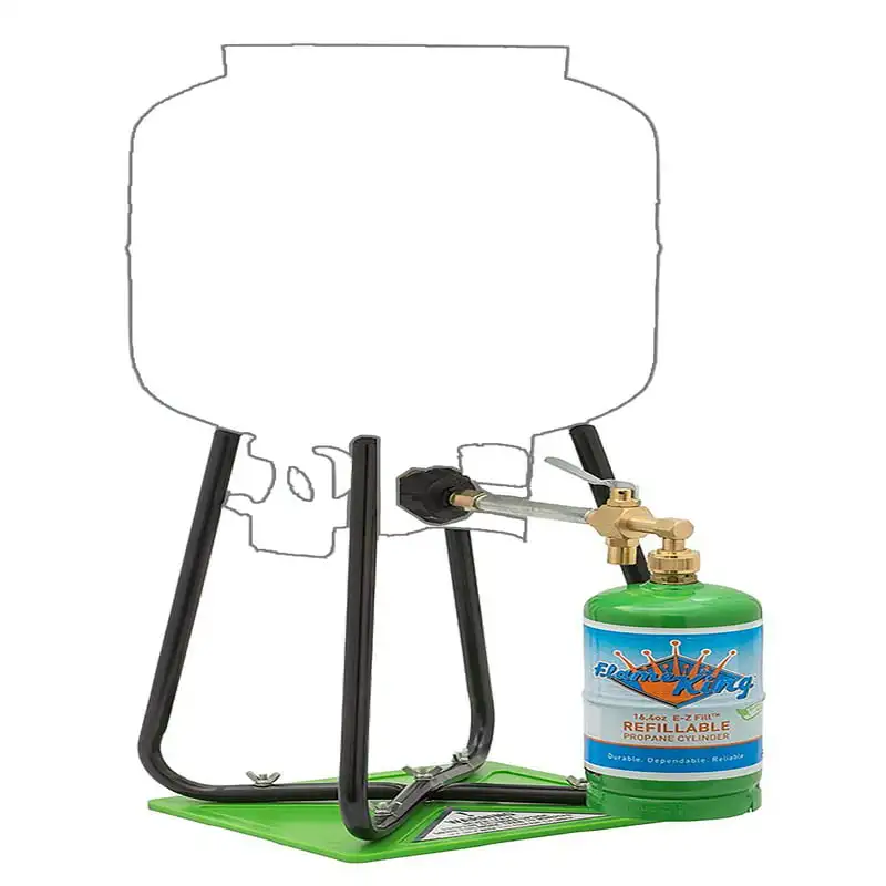 

Refillable Propane Cylinder with Refill Adapter Kit (Ships Empty)