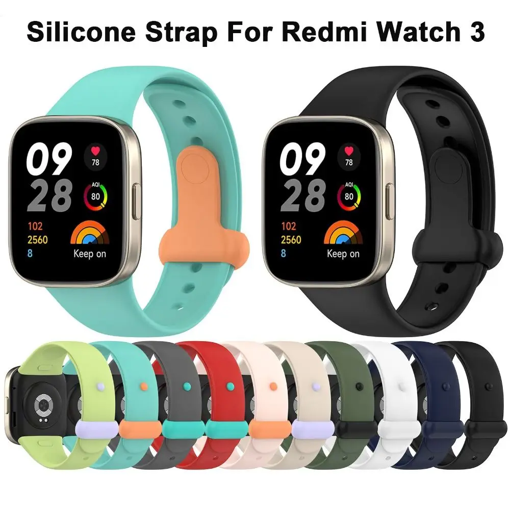 

Silicone Strap for Redmi Watch 3 Bracelet Wrist Strap Loop Replacement Watchbands For Redmi Watch3 Wristband Correa Strap