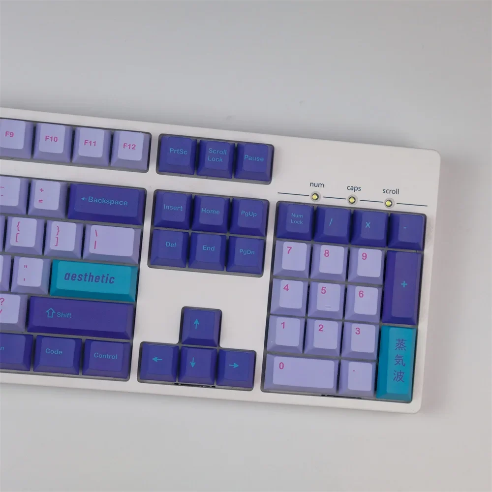 Vaporwave Keycap PBT горячая сублимационная вишневая механическая клавиатура с
