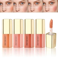 face liquid blush eyeshadow blusher 4 color high quality pigment long lasting natural cheek blush cream makeup cosmetic