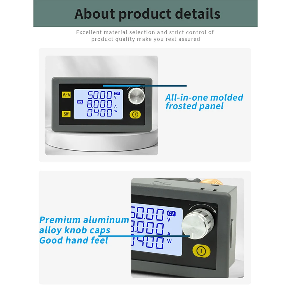 DC 6 В-55 В до 0-50 5A/8A 250 Вт/400 Вт Регулируемый регулируемый модуль питания с ЧПУ