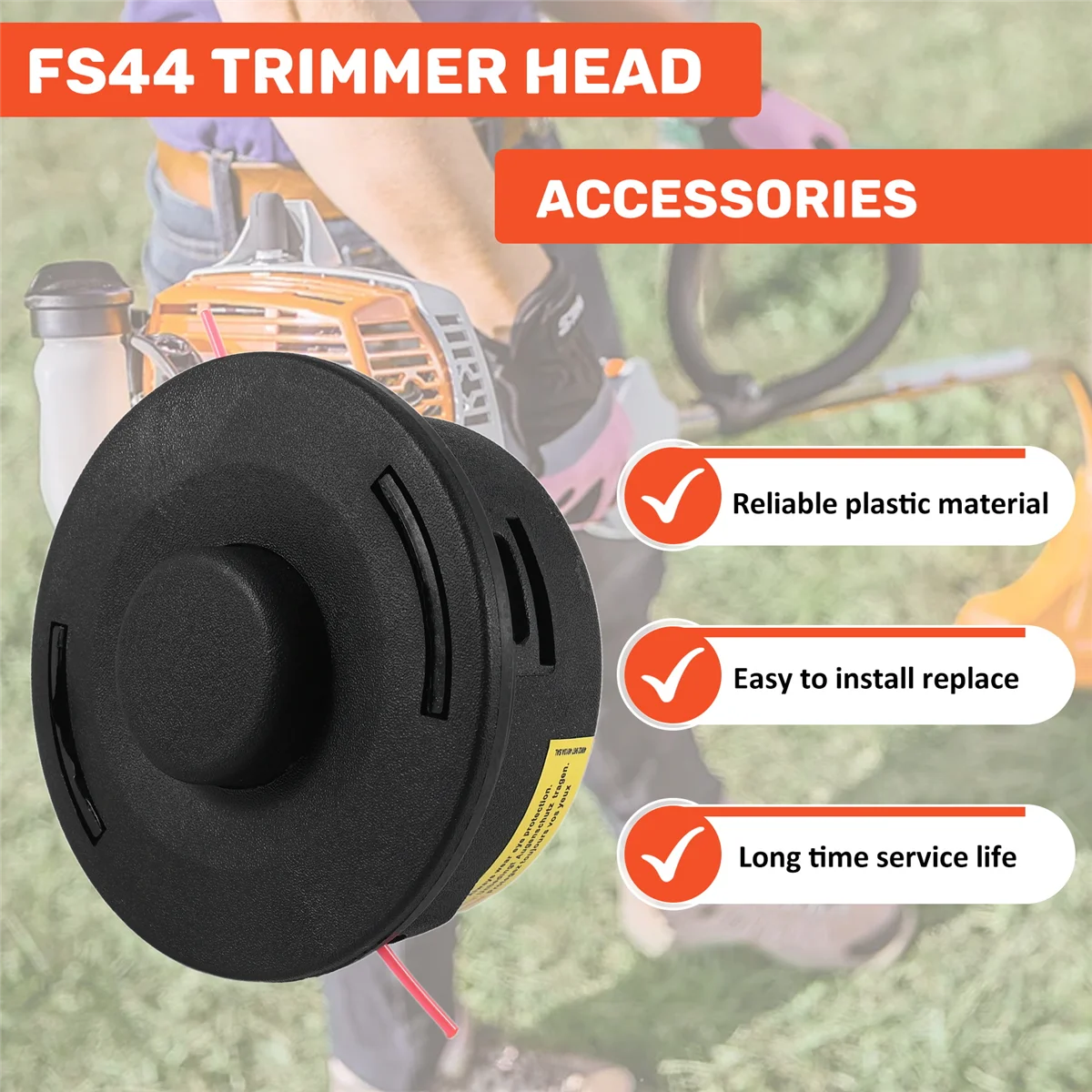 Головка триммера для Stihl 25-2 Fs44 Fs55 Fs80 Fs90 Fs100 Fs110 Fs130 садовые аксессуары 2 шт.