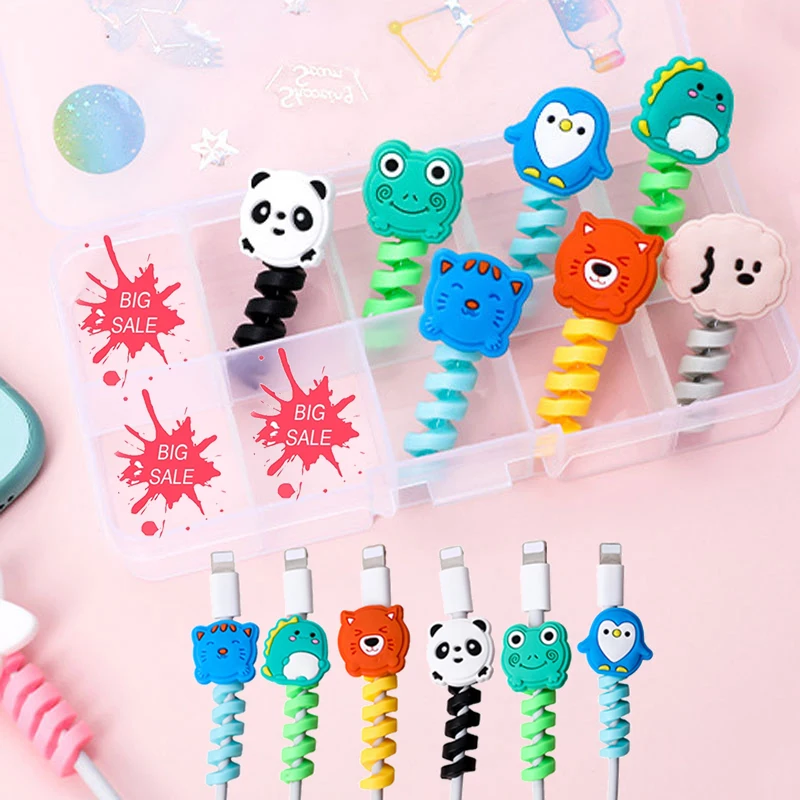 

New Cable Protector Cute Cover Protect Case USB Charger Cable Cellphone Organizador Cables Management For Cable Protector