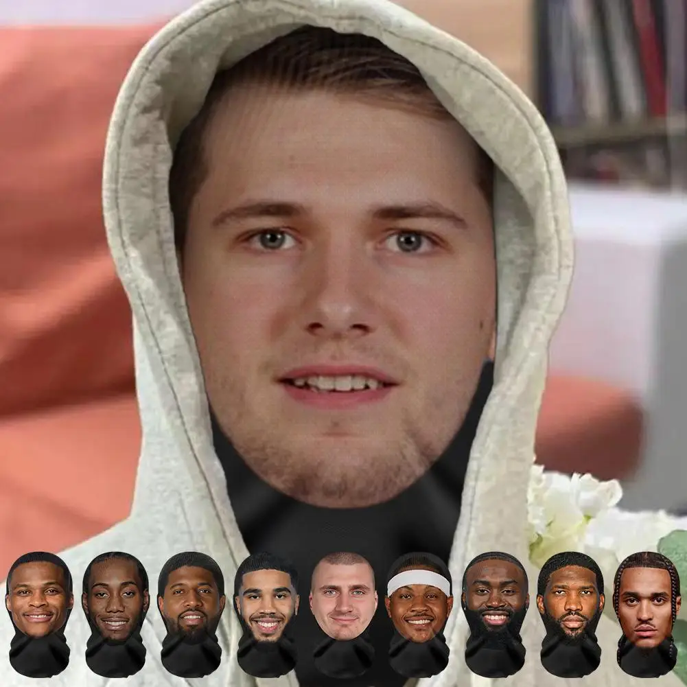 Визуальная маска на все лицо с 3D принтом