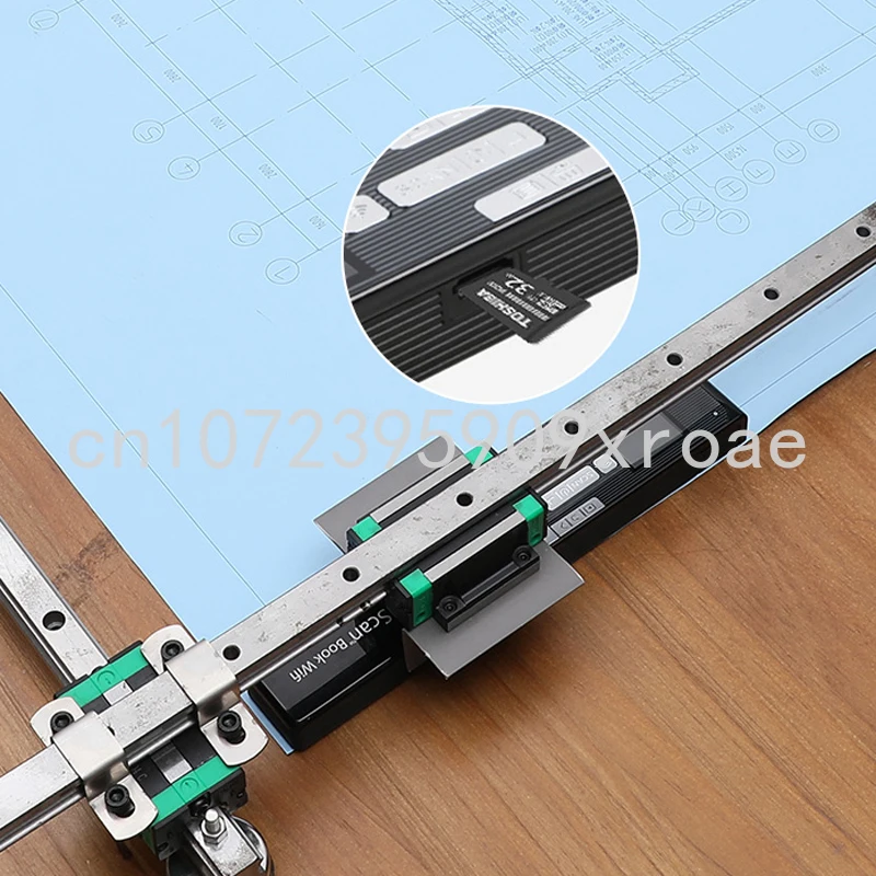 Широкоформатный Трековый сканер для инженерных чертежей A0 портативный высокой